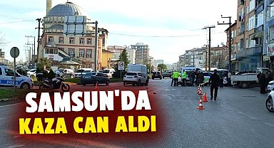 Samsun'da Recep Yeşilyurt kazada can verdi