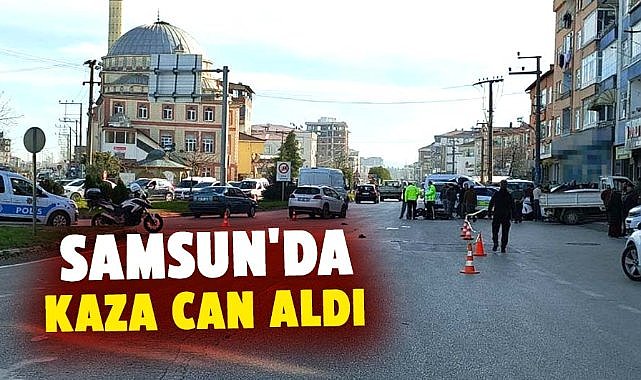 Samsun'da Recep Yeşilyurt kazada can verdi