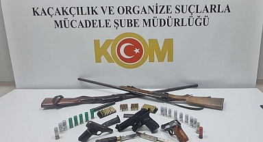 Samsun'da silah operasyonu