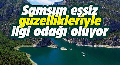 Samsun'da tabiat parklarına yoğun ilgi