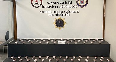 Samsun’da torbacılara büyük operasyon: 4 bin 928 ecza hapı ele geçirildi