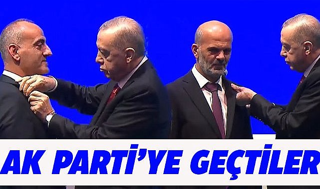 Samsun'da Yakakent ve Ladik Belediye Başkanı AK Parti'ye katıldı