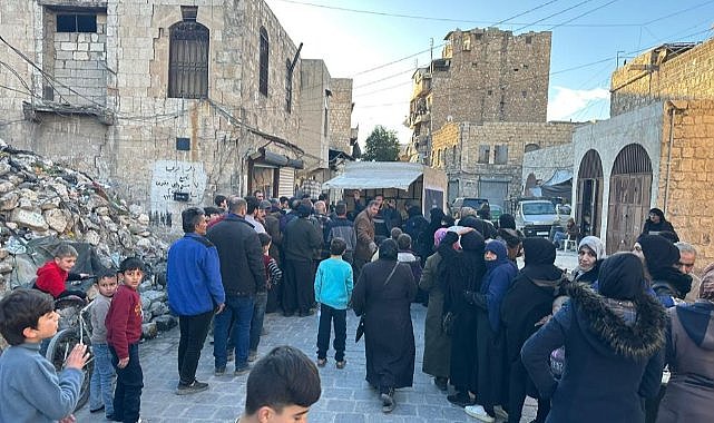 Samsun’dan Suriye Halep'e yardım