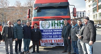 Samsun'dan Suriye'ye un yardımı