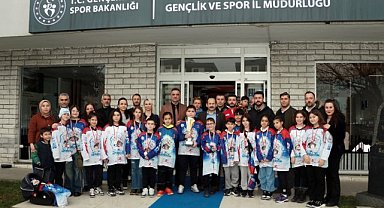 Samsun GSİM SK takımından tarihi başarı