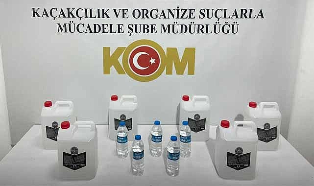 Samsun İlkadım’da kaçak alkol operasyonu! 1 gözaltı
