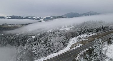 Samsun'un Kızlan Yaylası'nda kışa dair mükemmel manzaralar