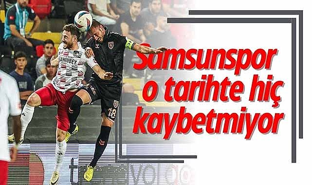 Samsunspor 24 Ocak tarihinde yenilmiyor