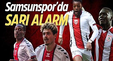 Samsunspor'da 4 futbolcu ceza sınırında