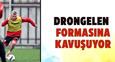 Samsunspor'da Drongelen formasına kavuşuyor
