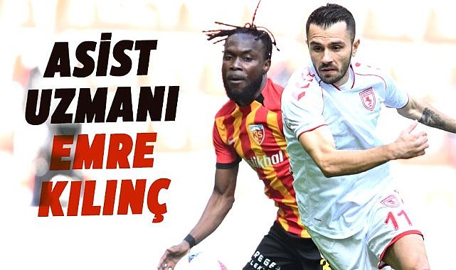 Samsunspor'da Emre Kılınç Süper Lig'deki 5. asistini yaptı