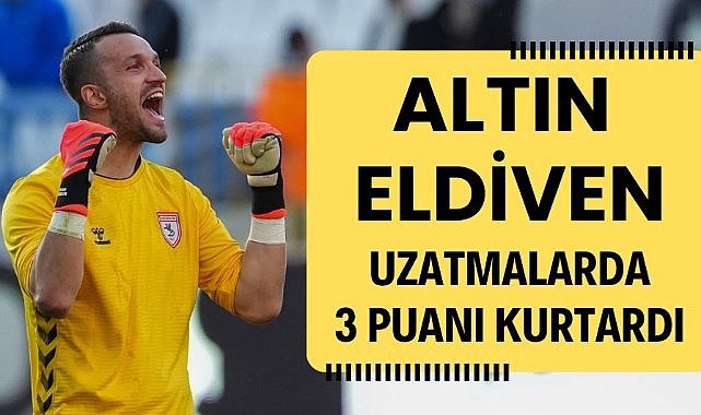 Samsunspor'da Okan Kocuk uzatmalarda 3 puanı kurtardı