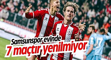 Samsunspor evinde 7 maçtır yenilmiyor