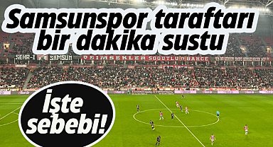 Samsunspor taraftarı Bolu'daki felaketi sessiz andı