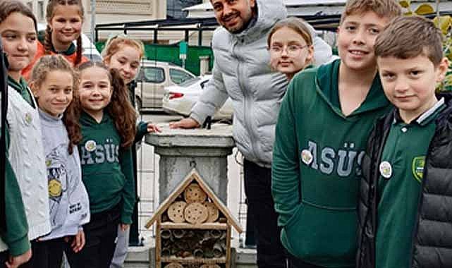 Tekkeköy'de öğrencilerden "Böcek Oteli"