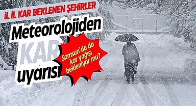 Ülke geneli kuvvetli kar yağışı ve sağanak yağış uyarısı yapıldı