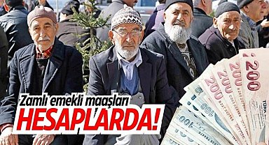 Zamlı emekli maaşları hesaplarda
