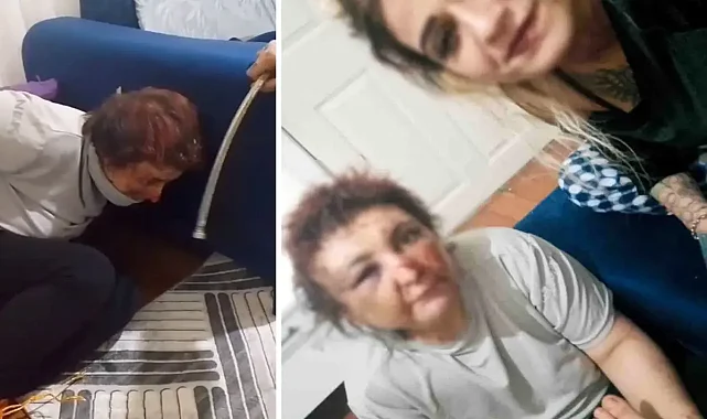 Alıkoydukları kadını acımasızca darbedip bir de selfie çektiler