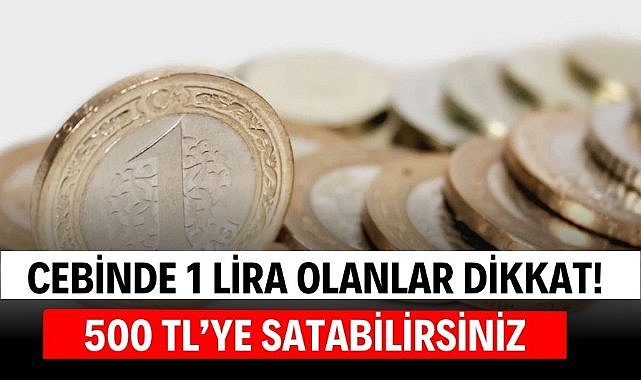 Cebinizdeki 1 liralara dikkat! 500 TL'ye satabilirsiniz