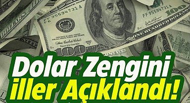 Dolar zengini iller açıklandı
