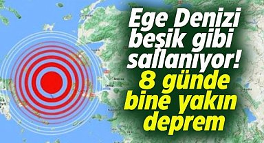 Ege Denizi beşik gibi sallanıyor!