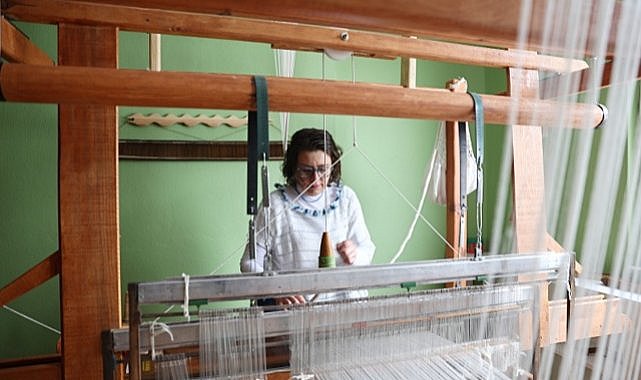 Eğitim için geldiği Samsun’da kenevir atölyesi kurdu
