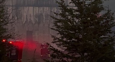 Fabrikada çıkan yangın korkuttu