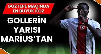 Göztepe maçında en büyük koz Samsunspor'un gollerinin yarısı Marius Mouandilmadji'den