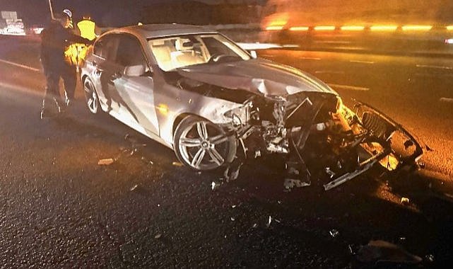 İlçe belediye başkanı kaza yaptı! Eşi yaralandı