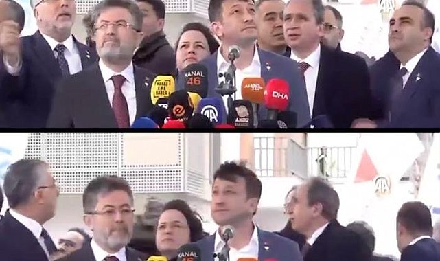 Kahramanmaraş'taki anma töreninde panik anları... Fırtına nedeniyle tente uçtu