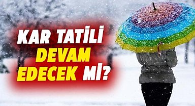 Kar tatili devam edecek mi? 10 Şubat Pazartesi okullar tatil olacak mı?