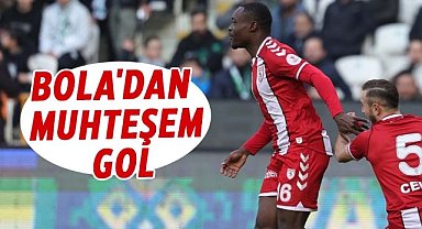 Marc Bola Samsunspor formasıyla ilk golünü attı