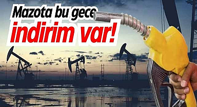 Mazota bu gece indirim var!