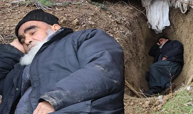 Mezarını kendi kazdı, geceleri gelip içinde yatıyor: Burası benim mekanım