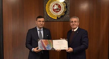 MÜSİAD Başkanı Osman Öğüten'den Samsun TSO Başkanı Murzioğlu’nu ziyaret