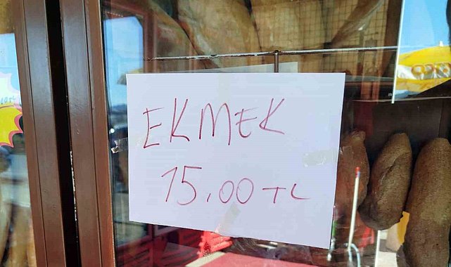 Ortaca'da ekmek 15 lira oldu