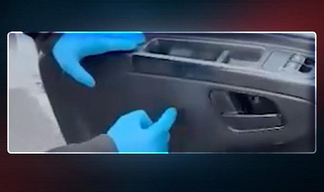 Polis gördüklerine inanamadı: Bir aracın gizli bölmesi olduğu ortaya çıktı