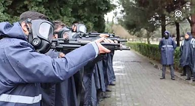 Samsun 19 Mayıs Polis Meslek Yüksekokulu öğrencileri zorlu eğitimlerini tamamladı