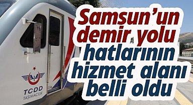 Samsun- Amasya demiryolu bölgesel Sivas- Samsun demir yolu ise ana hat olarak hizmet verecek