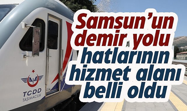Samsun- Amasya demiryolu bölgesel Sivas- Samsun demir yolu ise ana hat olarak hizmet verecek