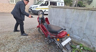 Samsun Bafra'da motosiklet hırsızları kıskıvrak yakalandı