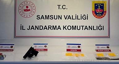 Samsun Bafra'da silah kaçakçılığı ve uyuşturucu operasyonu! 2 kişi yakalandı
