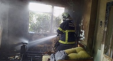 Samsun Bafra'da yangın korkuttu