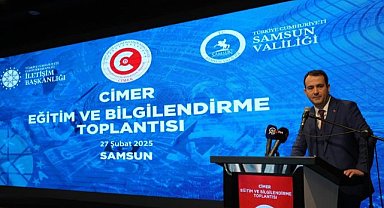 Samsun'da CİMER Eğitim toplantısı yapıldı
