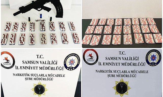 Samsun'da çok sayıda uyuşturucu ele geçirildi