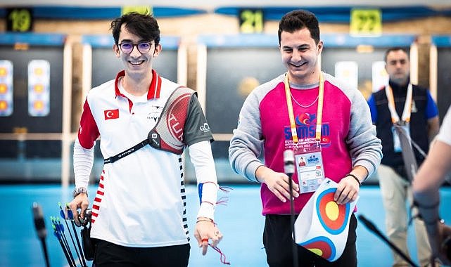 Samsun'da düzenlenen Okçuluk Şampiyonası'nda 3 madalya