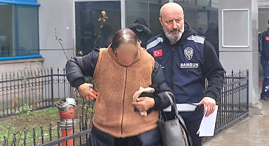 Samsun'da hırsız kadın yakalandı