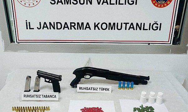 Samsun'da jandarmadan uyuşturucu baskını!