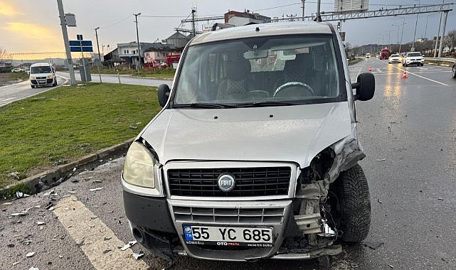 Samsun'da kazada 3 çocuk yaralandı