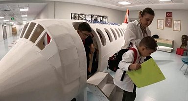 Samsun'da minikler deprem tatbikatı yaptı